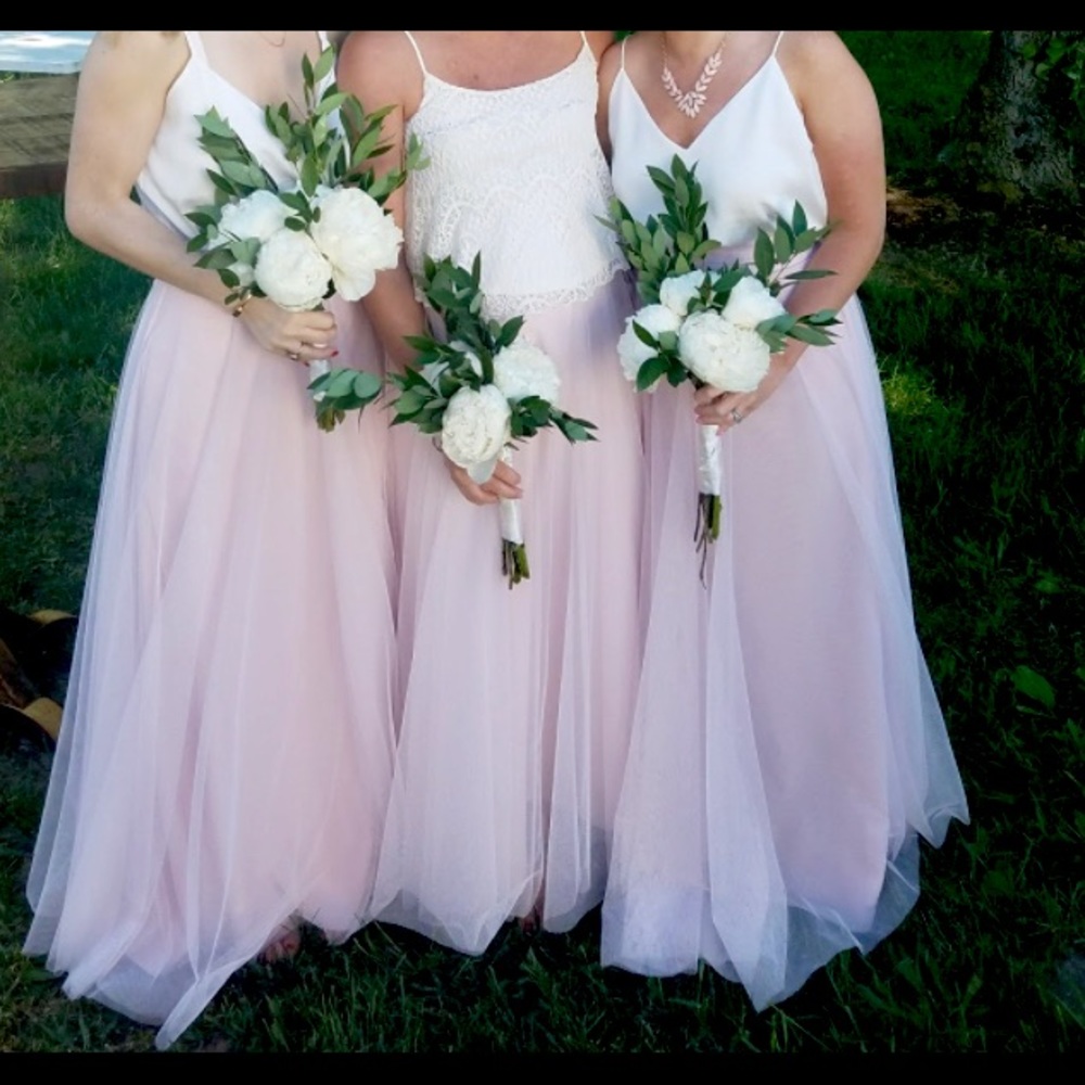 Beautiful Blush Chiffon Maxi Skirt